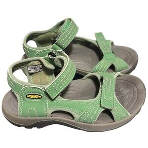 KEEN Toddler Waterproof Velcro Sandals Green Gray Pink Size 13
